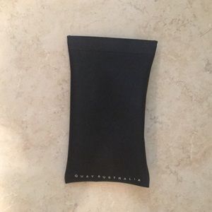 Quay Black Aviator Sunglasses